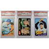 Image 1 : 3 - 1965 TOPPS  PSA  NM - MT 8   #279, #286, and #302.