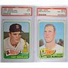 Image 1 : 2 - 1965 TOPPS  PSA   #55  EX 5 and #319  NM-MT 8.