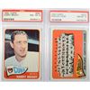 Image 1 : 2 - 1965 TOPPS  PSA  NM - MT 8   #572, #584.
