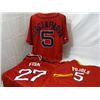 Image 2 : 3 - JERSEYS - #27 BOSTON - FISK, #5 CARDINALS-PUJOLS, #5 RED SOX- GARCIAPARRA.