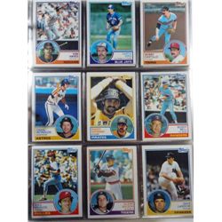 1983 Topps Baseball Complete Set. In Baseball Card Album.  Overall NM-MT.