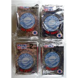 4 bundles of 5 NFL sealed WAX PACKS.