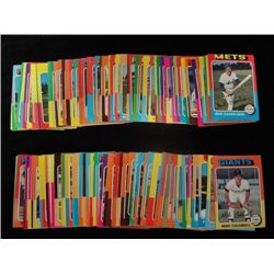 100 - 1975 TOPPS BASEBALL CARDS - EX-EM or Better.