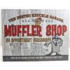 Image 1 : 5908 - THE BUSTED KNUCKLE GARAGE TIN SIGN