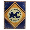 Image 1 : 5880 - ALLIS-CHALMERS MILWAUKEE TIN SIGN