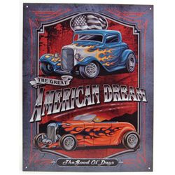 5889 - THE GREAT AMERICAN DREAM TIN SIGN