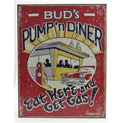 5883 - BUD'S PUMP 'N DINER EAT HERE AND GET GAS