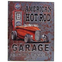 5893 - AMERICAN HOT ROD GARAGE TIN SIGN