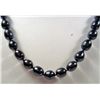 Image 1 : 4642 - 18 INCH TAHITIAN BLACK PEARL NECKLACE