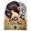 Image 1 : 5618 - KEN-WEL BRAND GLOVE STORE COUNTER ADVERTISING  SIGN