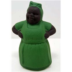 5722 - CAST IRON BLACK AMERICANA WOMAN BANK
