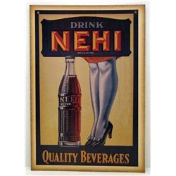 5617 - DRINK NEHI QUALITY BEVERAGES ADVERTISING POSTER