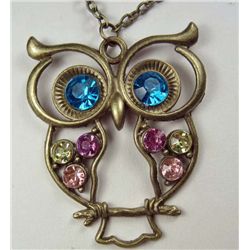 5427 -   OWL PENDANT / W CHAIN