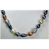 Image 1 : 4644 - NATURAL TAHITIAN COLOR PEARL NECKLACE