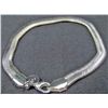 Image 1 : 4524 -  6 MM SILVER SNAKE BONE BRACELET