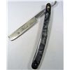 Image 1 : 3734 - ROUGH RIDER MIDNIGHT BLACK WIDOW STRIGHT RAZOR KNIFE