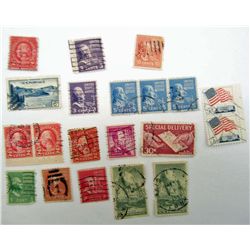 5635 -  LOT OF 20 VINTAGE U.S. POSTAGE STAMPS