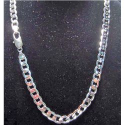 4473 - 8 MM SILVER CHAIN NECKLACE