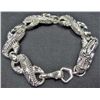 Image 1 : 4464 -  SILVER WHITE DRAGON BRACELET
