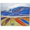 Image 1 : 4250 - SURFER RIDING A WAVE METAL SIGN