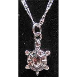 4303 -  SILVER TURTLE PENDANT W/CHAIN