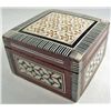 Image 1 : 3835 - EGYPTIAN MOTHER OF PEARL INLAID JEWELRY BOX