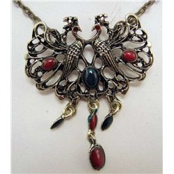5528 - SHAMBALLA PEACOCK PENDANT W/ CHAIN