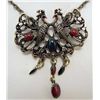 Image 1 : 5528 - SHAMBALLA PEACOCK PENDANT W/ CHAIN