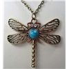 Image 1 : 5457 - DRAGONFLY PENDANT / W CHAIN