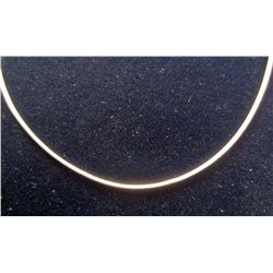 5657 -  SILVER SNAKE NECKLACE - 1 MM