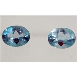 13693 - LOT OF 4.07 CTS BLUE BRAZIL TOPAZ