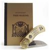 Image 1 : 13728 - LEGENDARY FREEMASONS FOLDER KNIFE - BENJAMIN FRANKLIN