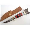 Image 1 : 13731 - MARBLES MINI SKINNER W/ STACKED WOOD & SPLIT STAG HANDLE KNIFE