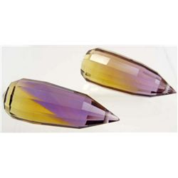 13621 - LOT OF 39.12 CTS. PURPLE GOLDEN BOLIVIAN AMETRINES
