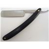 Image 1 : 13718 - STRIGHT RAZOR KNIFE W / BLACK WOOD HANDLE