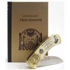 Image 1 : 13725 - LEGENDARY FREEMASONS FOLDER KNIFE - THEODORE ROOSEVELT
