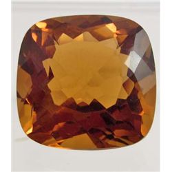 13615 - 24.72 CT. GOLDEN ORANGE BRAZILIAN CITRINE