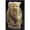 Image 1 : 13568 - HAPPY OLD MAN BONE NETSUKE