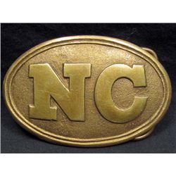 12989 - NC BRASS BELT BUCKLE