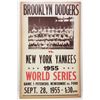 Image 1 : 13304 - BROOKLYN DODGERS BASEBALL POSTER