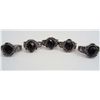 Image 1 : 13472 - DEALER'S LOT OF 5 BLACK CENTER STONE RINGS