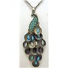 Image 1 : 13240 - PEACOCK PENDANT W/ CHAIN