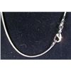 Image 1 : 12747 - SILVER SNAKE CHAIN NECKLACE - 1MM