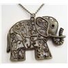 Image 1 : 13522 - LARGE ORNATE ELEPHANT NECKLACE