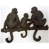 Image 1 : 13290 -  CAST IRON MONKEYS HANGER