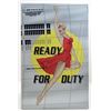 Image 1 : 13381 - US ARMY READY FOR DUTY PIN UP TIN SIGN APPROX 17 X 12