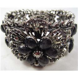 11822 SWAROVSKI CRYSTAL SUNFLOWER BANGLE BRACELET