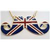 Image 1 : 13512 - LARGE BRITISH MUSTACHE NECKLACE