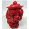 Image 1 : 12753 -  CHINESE SNUFF BOTTLE -  CARVING FISHER