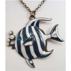 13514 - ADORABLE TROPICAL FISH NECKLACE